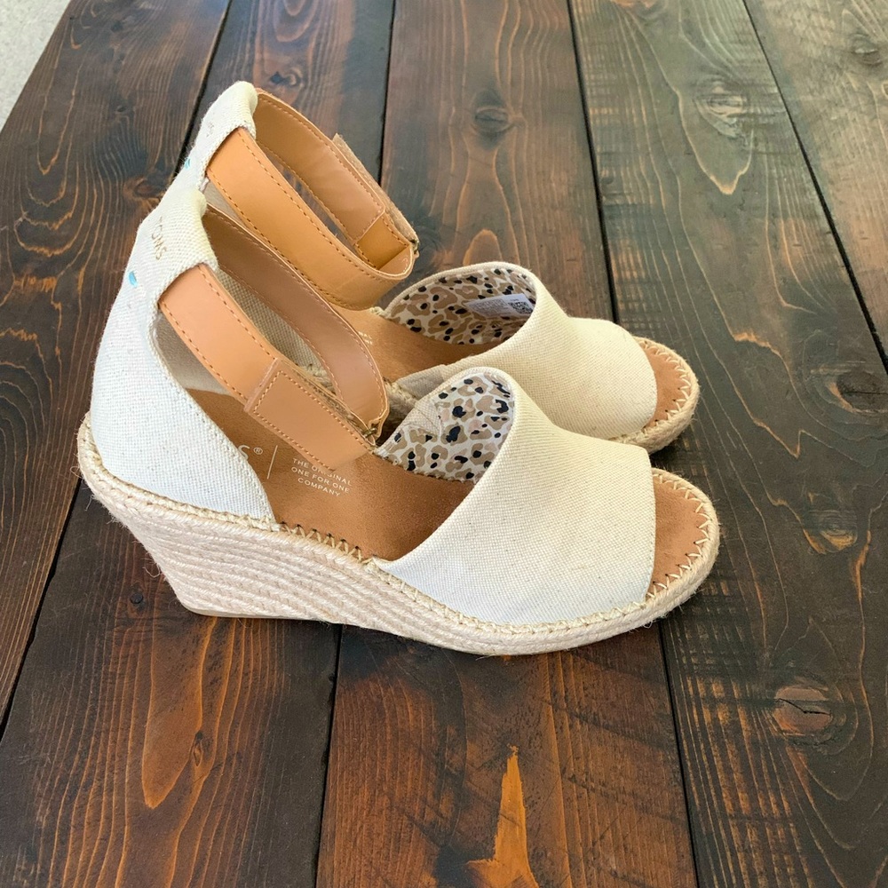 Tom’s Marisol Size 9 Wedges New